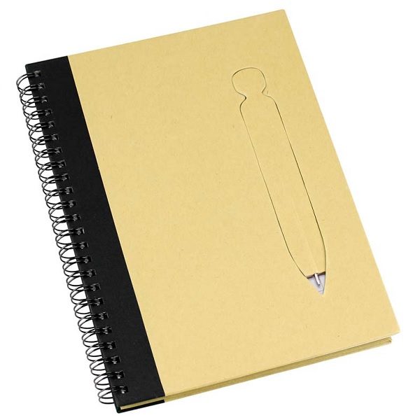 Cuaderno Ecológico Tapa Dura Blanco Cerrado