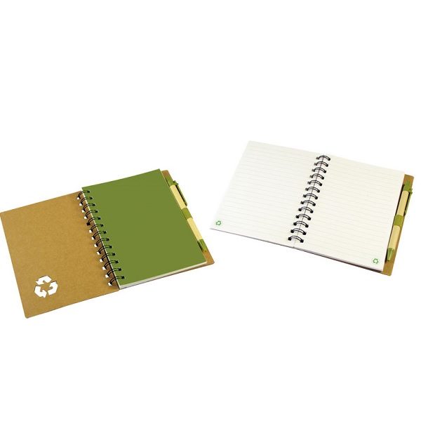 Cuaderno Ecológico Tapa Dura Verde